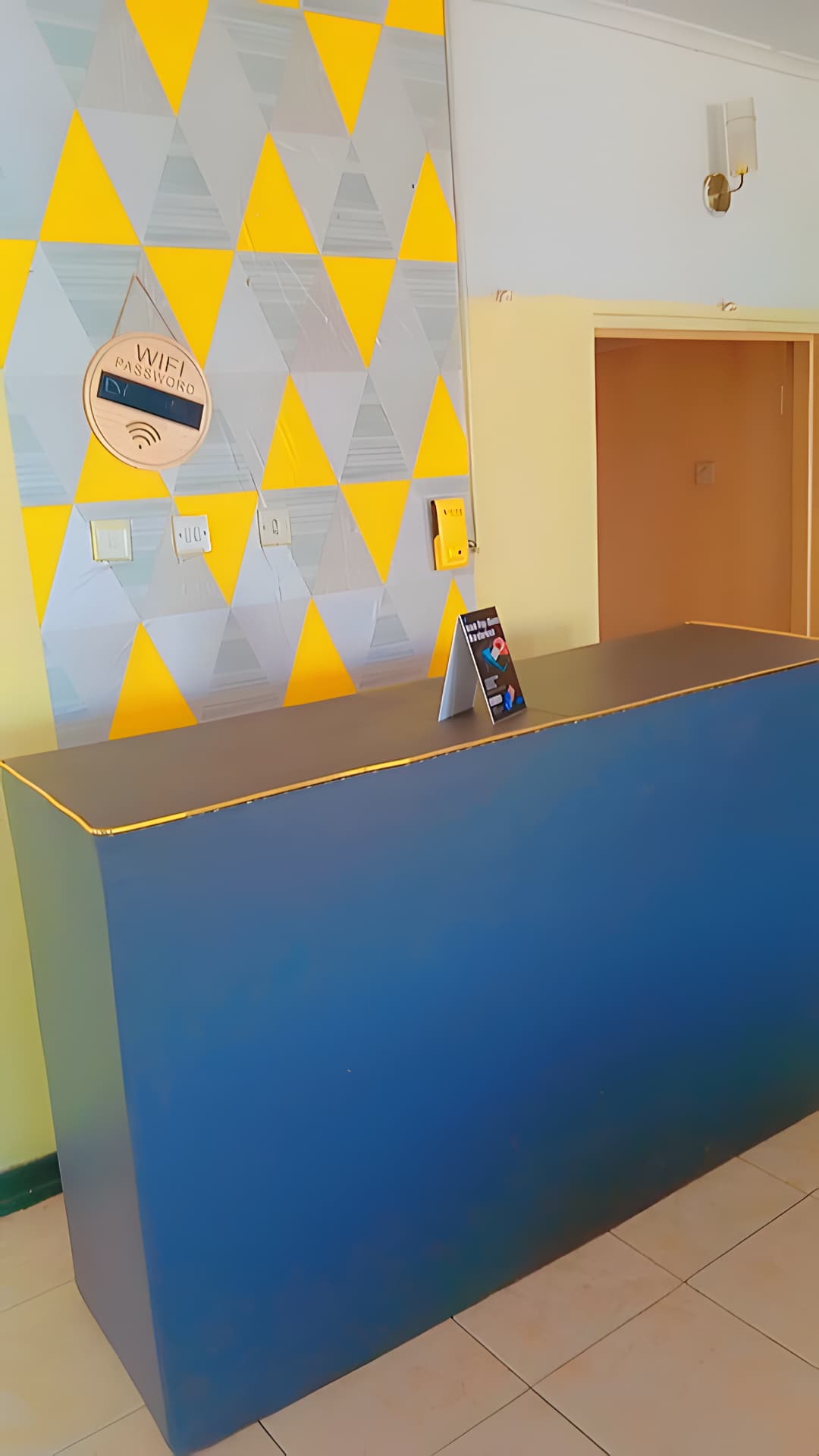 The Quantico Lodge reception desk